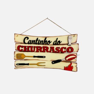 Placa Decorativa de Churrasco
