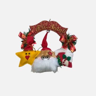 Guirlanda Feliz Natal - Estrela e Casa